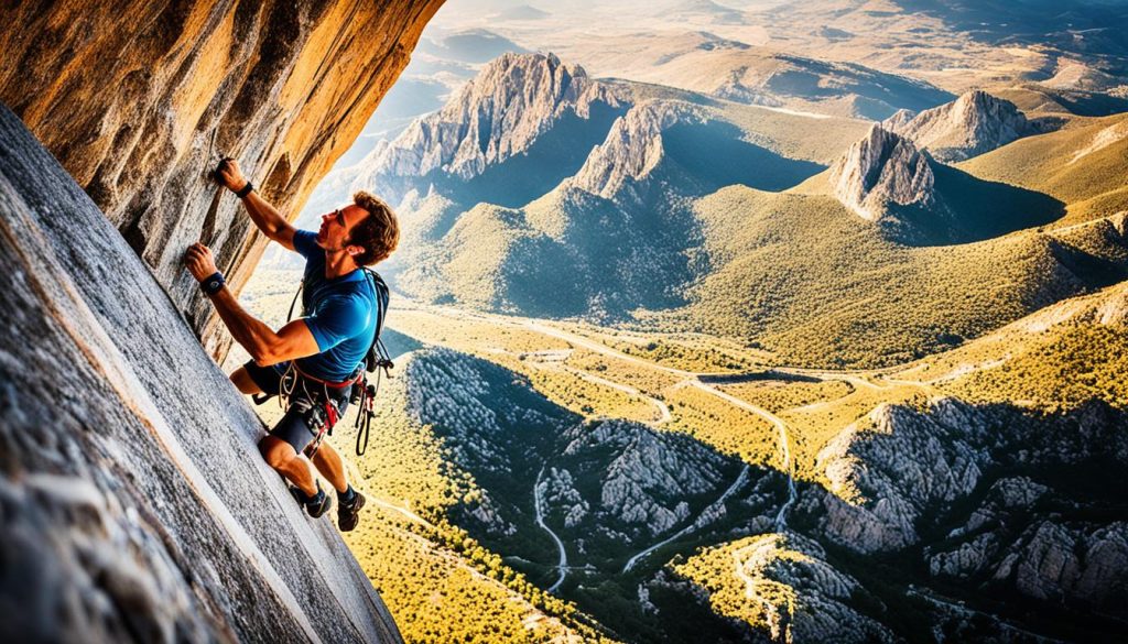 rock climbing in Spain